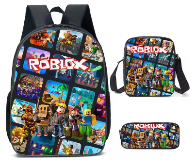 Zaino Roblox 3 pezzi