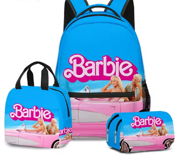 Zaino Barbie 3 Pezzi